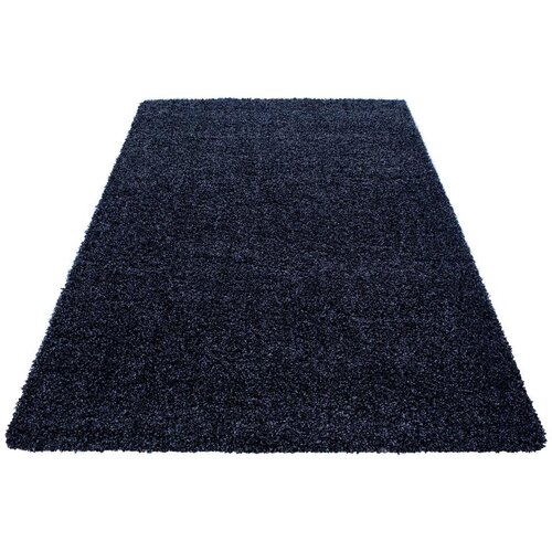 Novel Preproga Z Visokim Florom Life, Temno Modra, 140x200cm Slike