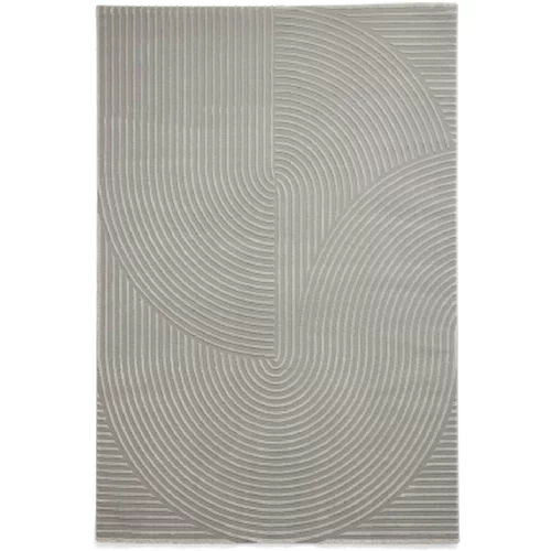 Think Rugs Svijetlo sivi periv tepih od recikliranih vlakna 160x230 cm Flores –