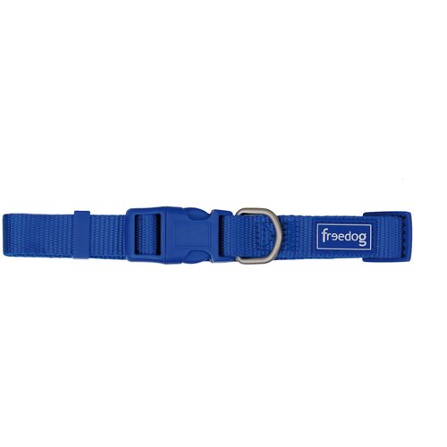 Freedog ogrlica nylon za pse 15mm - crna i plava Slike