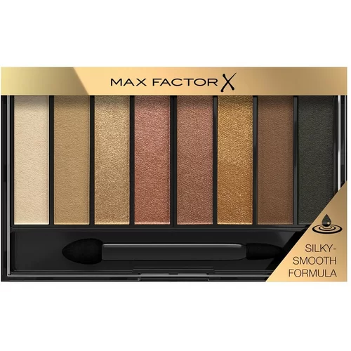 Max Factor Masterpiece Nude Palette paletka senčil za oči 6,5 g odtenek 002 Golden Nudes