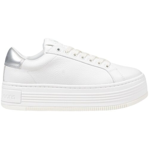 Calvin Klein Jeans Modne superge BOLD FLATF LOW MIX YW0YW01632 Srebrna Slike