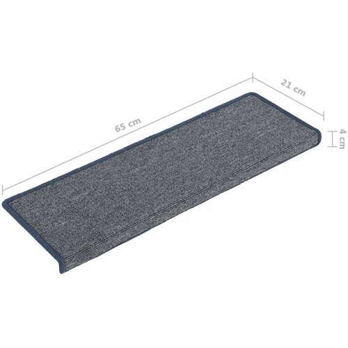  Tepisi za stepenice 15 kom 65x21x4 cm ljubičasto-plavi Slike