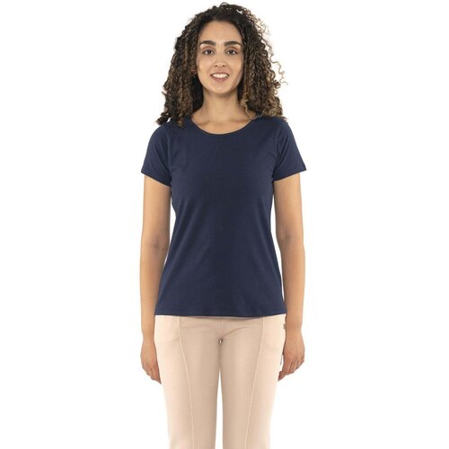 Leone 1947 Majice s kratkimi rokavi Woman T-Shirt Short Sleeves Never Without Modra Cene