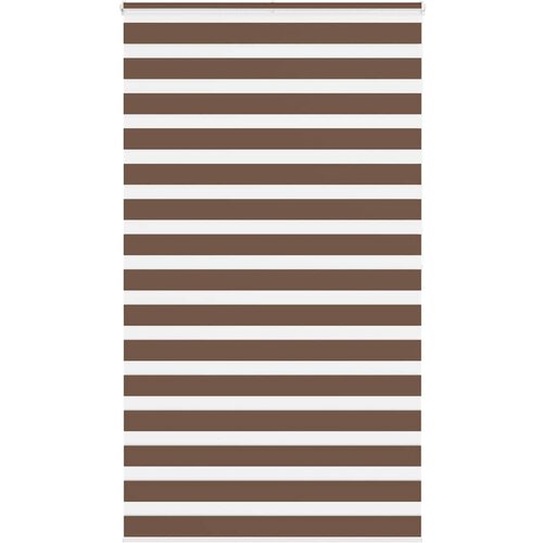 Zebra zavjesa Smeđa 130x200 cm Širina tkanine 125,9 cm Poliester Cene