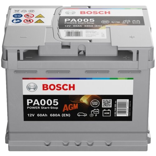 Bosch akumulator 12V 60Ah 680A AGM POWER desno+ Slike