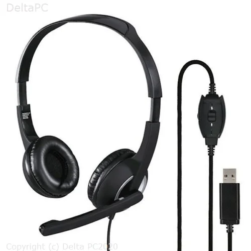 Slusalice Hama HS-USB250 PC Office Headset crna