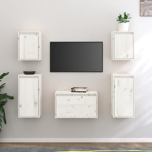 The Living Store TV omarica 5 kosov bela trdna borovina - TV Omarica, (21375226) Cene