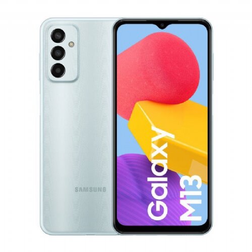 Samsung Pametni telefon Galaxy M13 M135 DS telefon 4GB/64GB - svetlo moder Slike