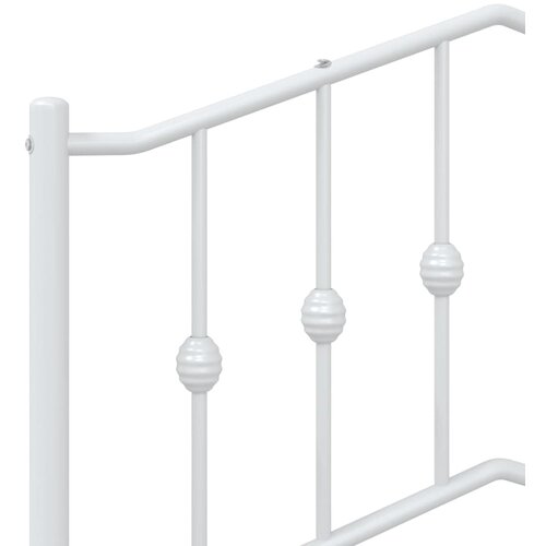  Metalno Zamjensko Uzglavlje Bijelo 75 cm Slike