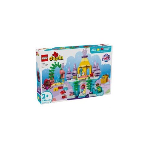 Lego duplo kockasta igračka Arielina magična podvodna palata 2+, šarena Cene