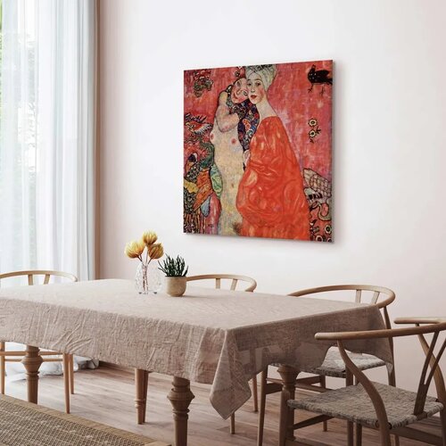  Slika - Gustav Klimt – The Women Friends 40x40 Na talijanskom platnu Cene