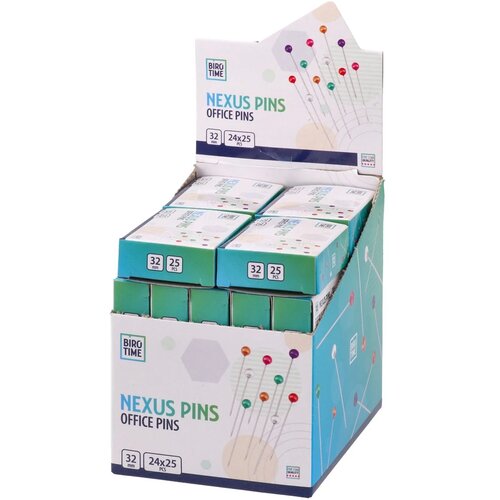 Biro time Nexus pins, &scaron;penadla u boji, 32mm, 25K Cene