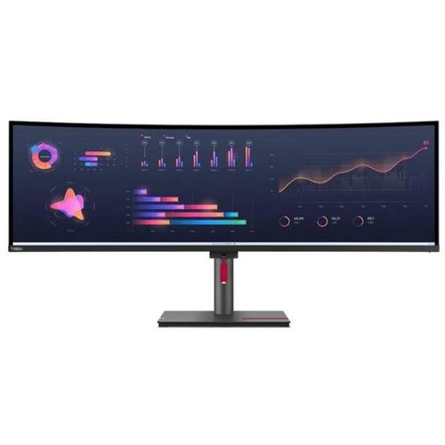 Lenovo ThinkVision P49w-30 monitor 49" DQHD (63DBRAT1EU), zakrivljen, IPS 5120x1440, 60Hz Cene