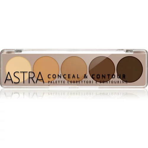 Astra Make-up Palette Conceal & Contour paleta korektorjev 6,5 g