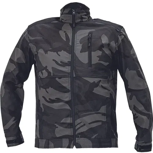 Cerva CRAMBE Muška softshell jakna, tamno siva, veličina