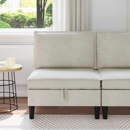 SOFA s pohranom Krem Baršun Cene