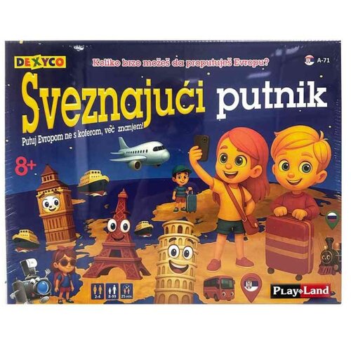 Play Land Igra riječi Dru&amp;scaron;tvena igra Sveznajući putnik PL71 Slike