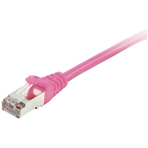Equip 605589 RJ45 omrežni kabel\, Patch kabel CAT 6 S/FTP 20.00 m roza pozlačeni konektorji 1 kos, (20421381) Slike