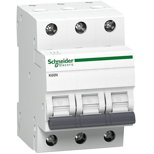 Schneider Electric Odklopno stikalo K60N (Značilnost sprožanja: B, 20 A, Nazivni preostali tok: 6 kA, &amp;Scaron;tevilo polov: 3 kos) Slike