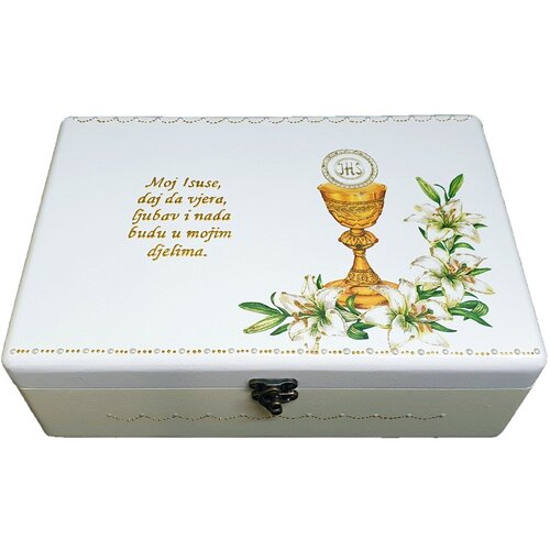  Personalizirane &scaron;katle za prvo obhajilo &ndash; Popolno darilo za otroke, duhovnike in veroučitelje - 7. 20x30x10cm -154162 Cene