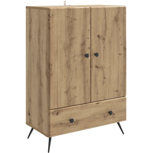  Kreveta Hrast artisan 66 x 34,5 x 95 cm Konstruirano drvo Slike
