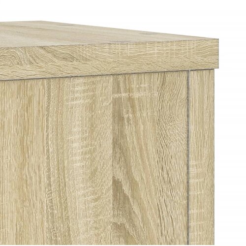  Stalci za biljke 2 kom boja hrasta 25x25x80cm konstruirano drvo Slike