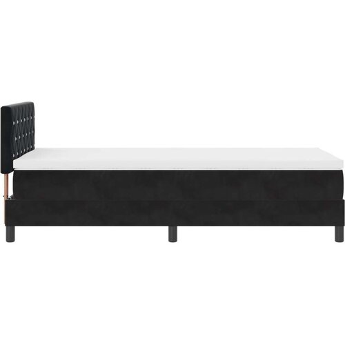 VidaXL Box Spring Krevet s Madracem Crna 100x200 cm Bar&amp;scaron;un Slike