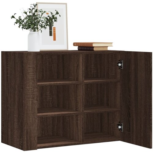 vidaXL Zidni ormarić smeđa boja hrasta 75x35x60 cm konstruirano drvo Cijene