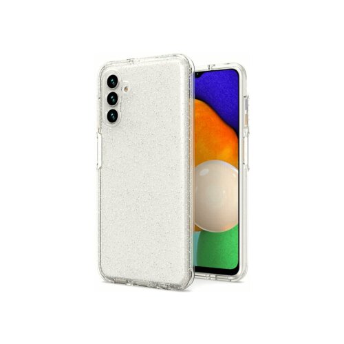  ovitek z ble&amp;scaron;čicami za Samsung Galaxy A16 - prozoren s srebrnimi ble&amp;scaron;čicami Slike