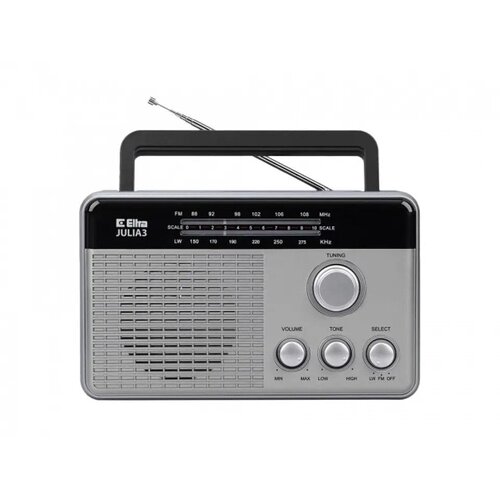  ELTRA Julia 3 prijenosni analogni radio FM/LW, srebrni Cijene