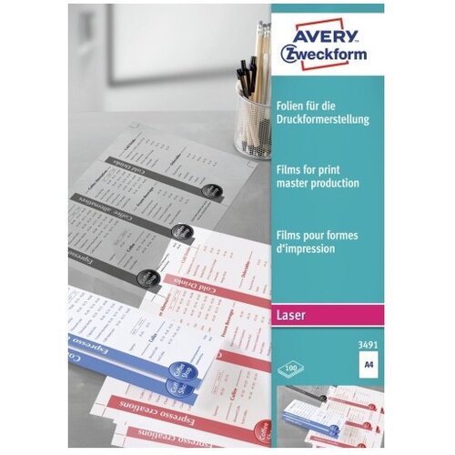 Avery Zweckform Folija zweckform 3491 1/100, (21290095) Cene