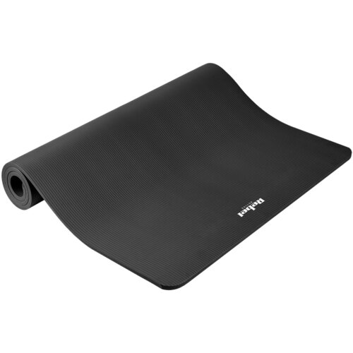 Rebel Active prostirka za gimnastiku za jogu, pilates, fitness, 190x115cm, debljine 2cm, NBR materijal, crna Slike