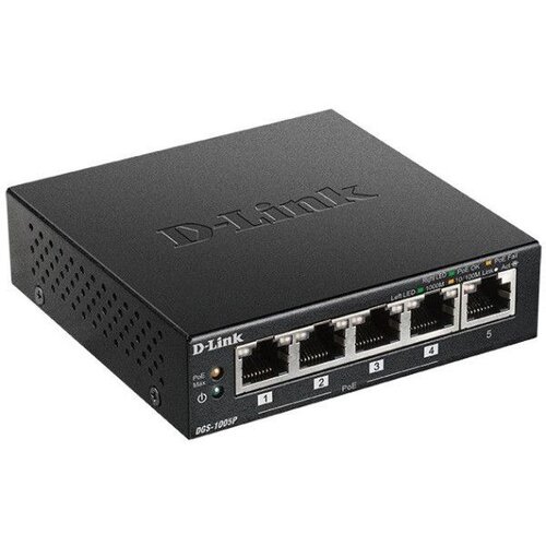 D-link switch 5P DGS+1005P/E POE+ 60W Cene
