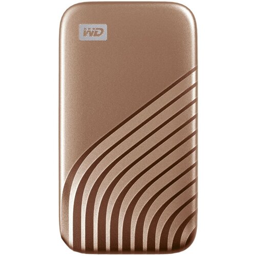 Western Digital zunanji prenosni disk wd my passport ssd usb-c, 1 tb, zlata Slike