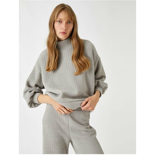 Koton Sweater - Gray - Relaxed fit Slike