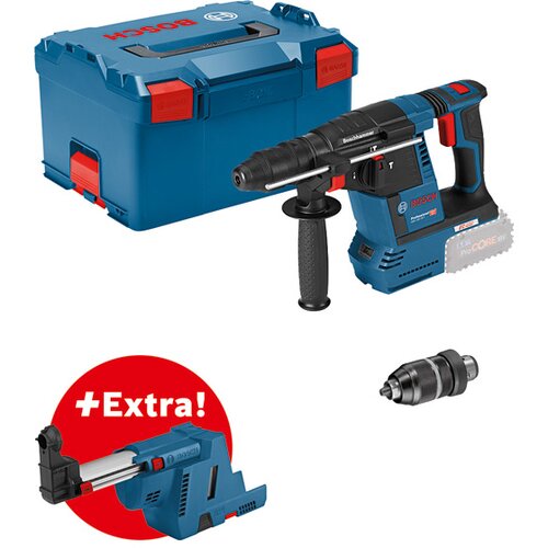 Bosch gbh 18V-26F akumulatorski elektro-pneumatski čekić za bu&amp;scaron;enje sa sds plus prihvatom 061191000K Slike