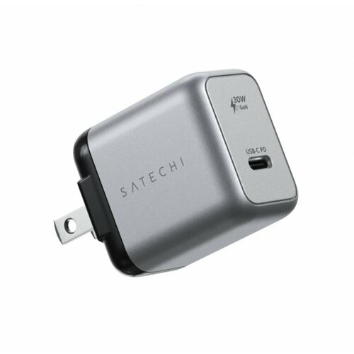 Satechi sT-UC30WCM-EU Adapter za punjač sa Američkim zidnim utikačem 30W USB-C PD, Sivi Slike