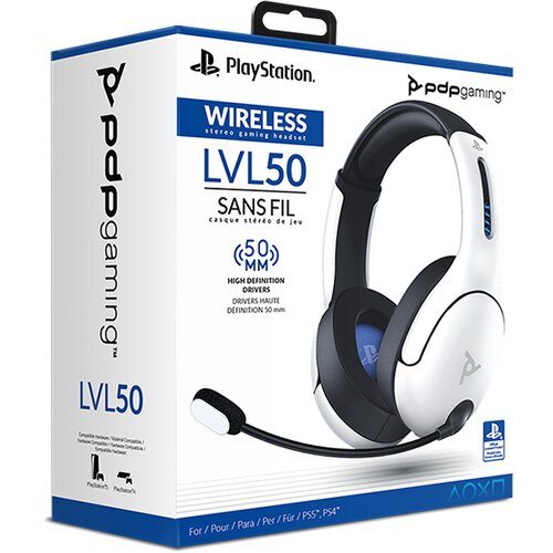 Olimp Sport PS4 Wireless Headset LVL50 White Cene