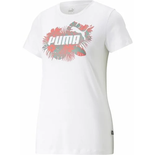 Puma ESS + FLOWER POWER TEE Ženska majica, bijela, veličina