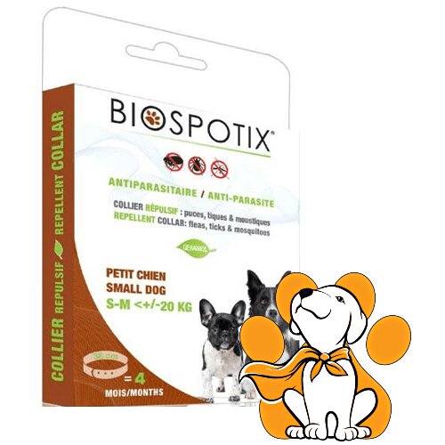 Biospotix antiparazitska Ogrlica za Male Pse do 20kg, Obim 38cm Cene