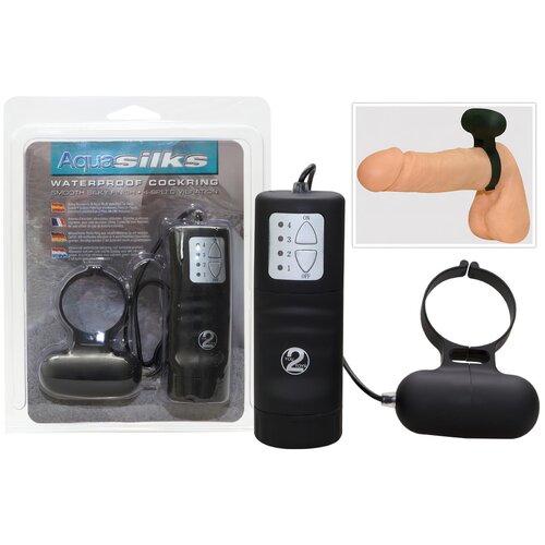 Seven Creations Crni vibrirajući prsten za penis Cijene