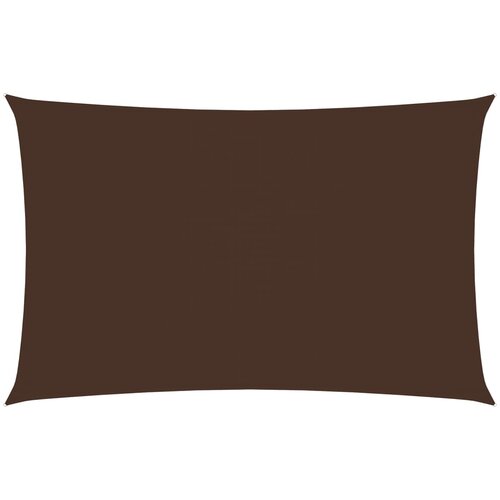 vidaXL Senčno jadro oksford blago pravokotno 2,5x5 m rjavo Cene