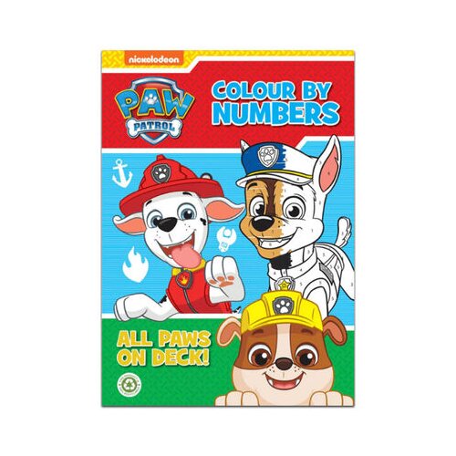 Paw Patrol Slikovnica bojanje sa brojevima Slike