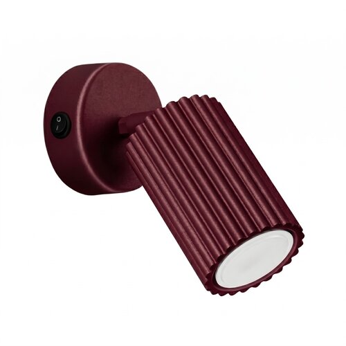 Sollux Lighting Stenska svetilka KARBON bordo s stikalom, (5000284879) Cene