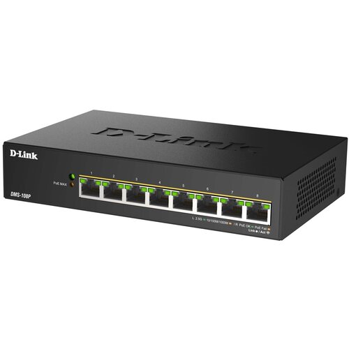 D-link 8-Port 2.5G Multi-Gigabit PoE++ Unmanaged Switch Slike