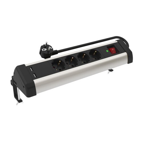 Master Kabal produžni 2m 4 izlaza+2xUSB sa prekidačem GES-296 Slike