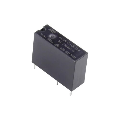HKE AC5N-S-DC12V Relej za tiskane pločice 12 V/DC 5 A 1 zatvarač 1 ST Cijene