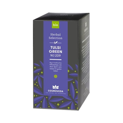 Cosmoveda Bio čaj tulsi green - 25 vreć. Slike