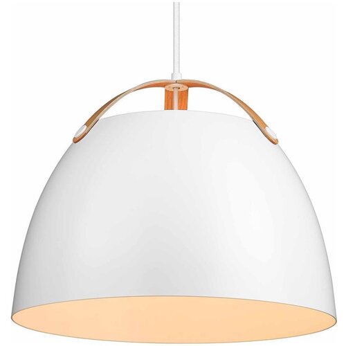 Halo Design 734870 - Visilica na sajli OSLO 1xE27/40W/230V &amp;Oslash; 40 cm bela/hrast Slike