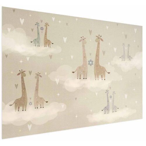  Plakat - Loving Giraffes 60x40 Bez okvira Cene